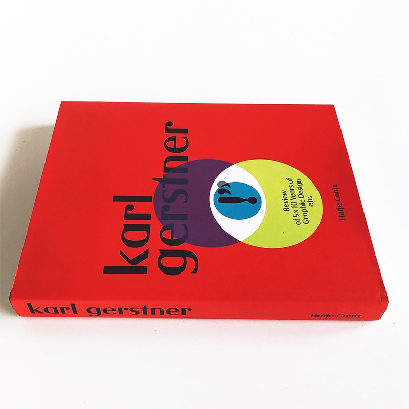 KARL GERSTNER: Review of 5 x 10 Years of Graphic Design etc.カール