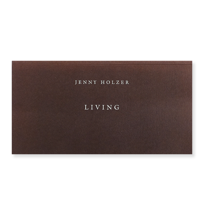 JENNY HOLZER: LIVING ˡۥĥ ʽ