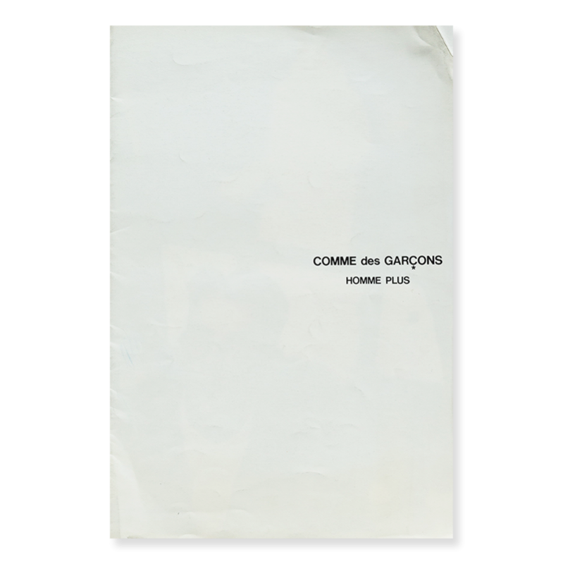 COMME des GARCONS HOMME PLUS No.2 Catalogue 1986 コムデギャルソン ...