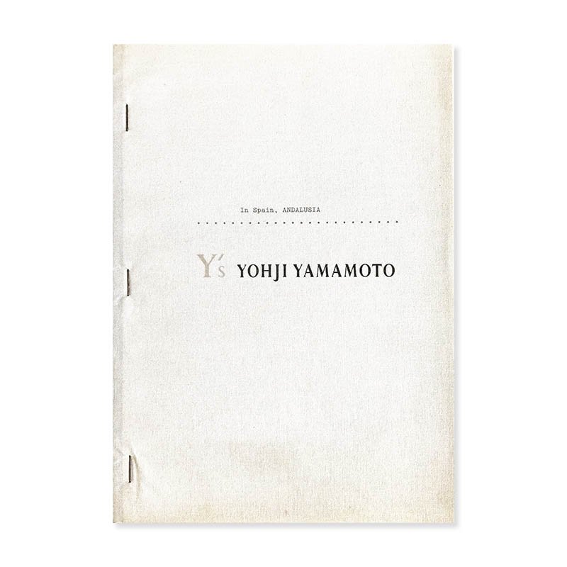 Yohji Yamamoto Femme 2000春夏 カタログ