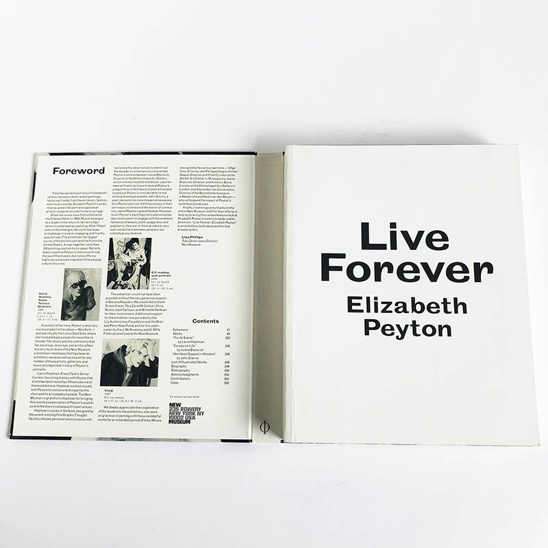 超歓迎 Elizabeth Peyton: Peyton Live Store Forever エリザベス・ペイトン Live 本