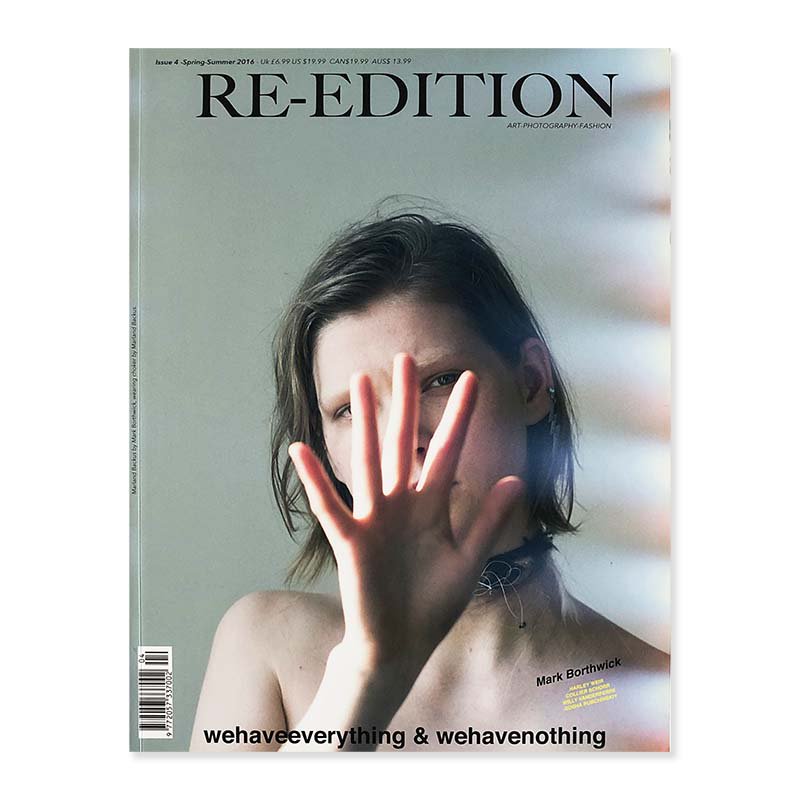 RE-EDITION Issue 4 Spring Summer 2016<br>リ・エディション 第4号 2016年 春夏