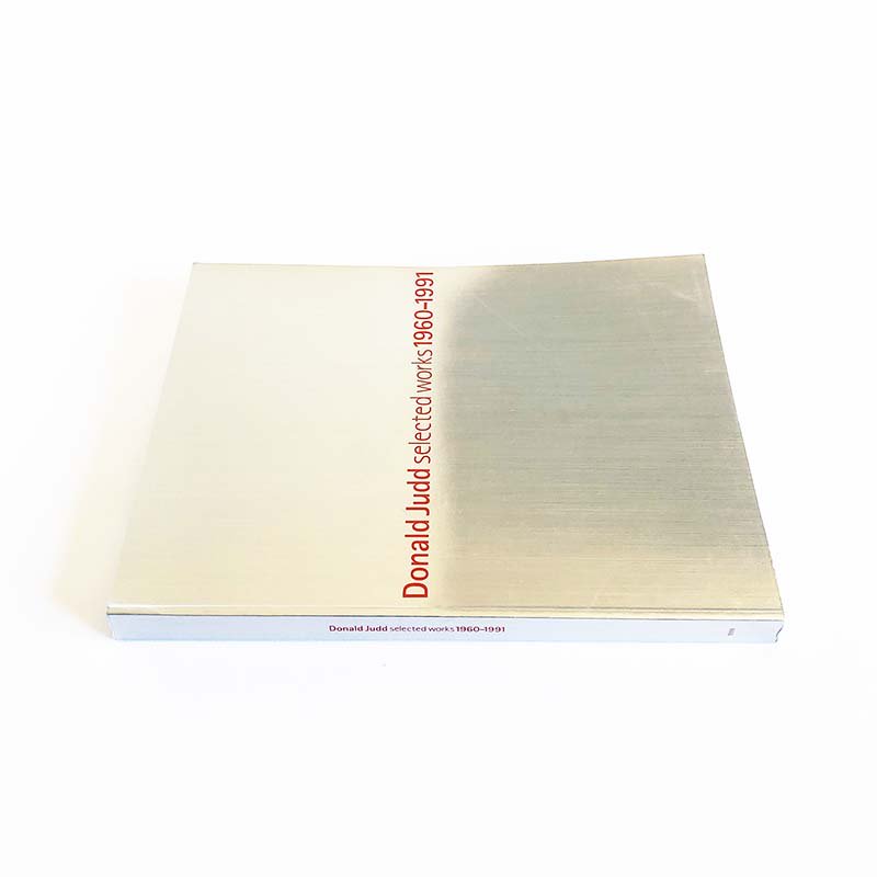 Donald Judd selected works 1960-1991ドナルド・ジャッド - 古本買取 