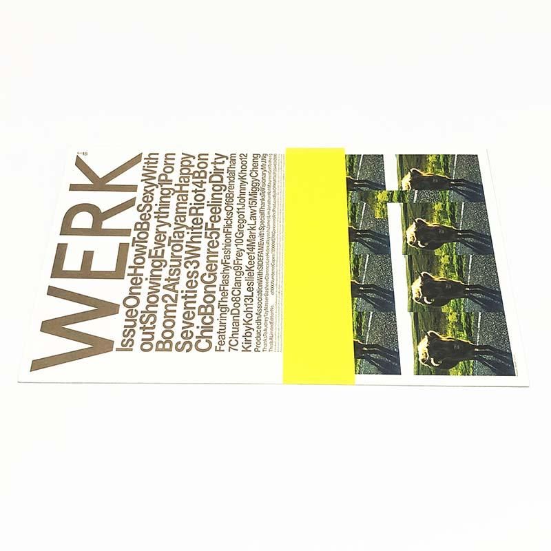 WERK MAGAZINE No.1 How To Be Sexy Without Showing Everything