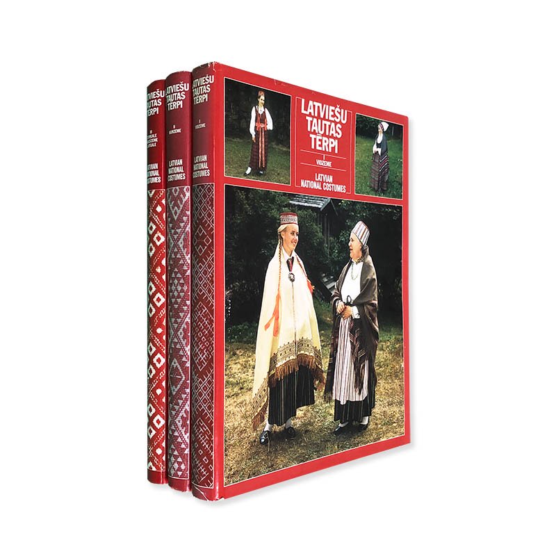 LATVIAN NATIONAL COSTUMES complete 3 volumes set<br>ȥӥ̱² 3·