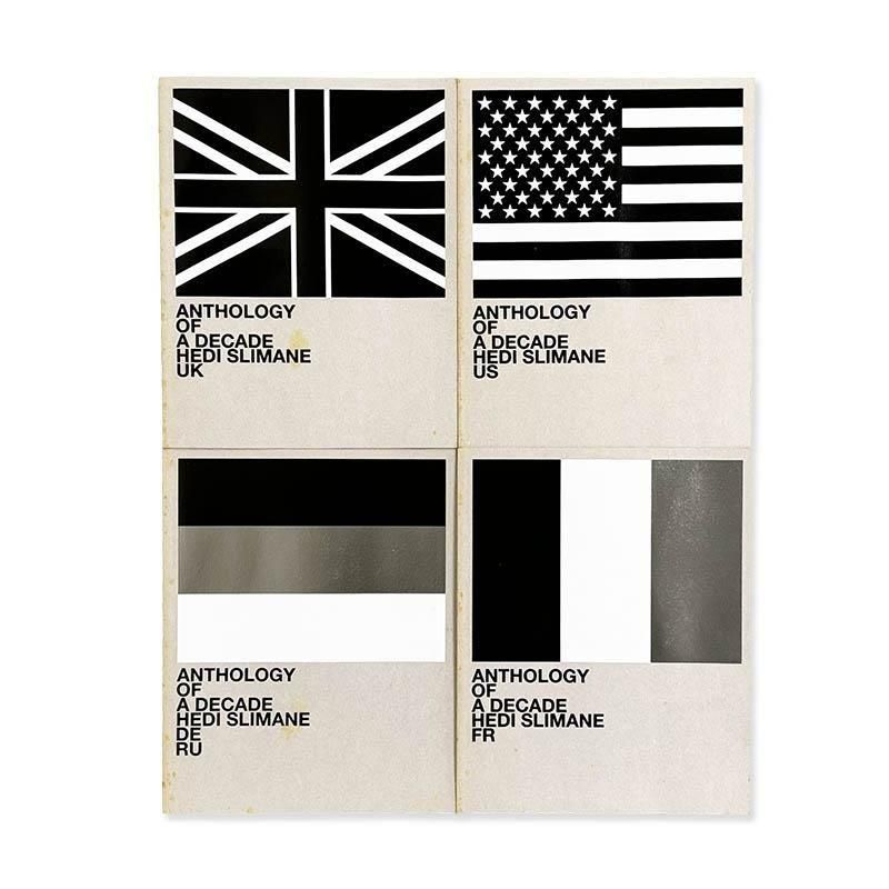 Hedi Slimane: ANTHOLOGY OF A DECADE complete 4 volumes set