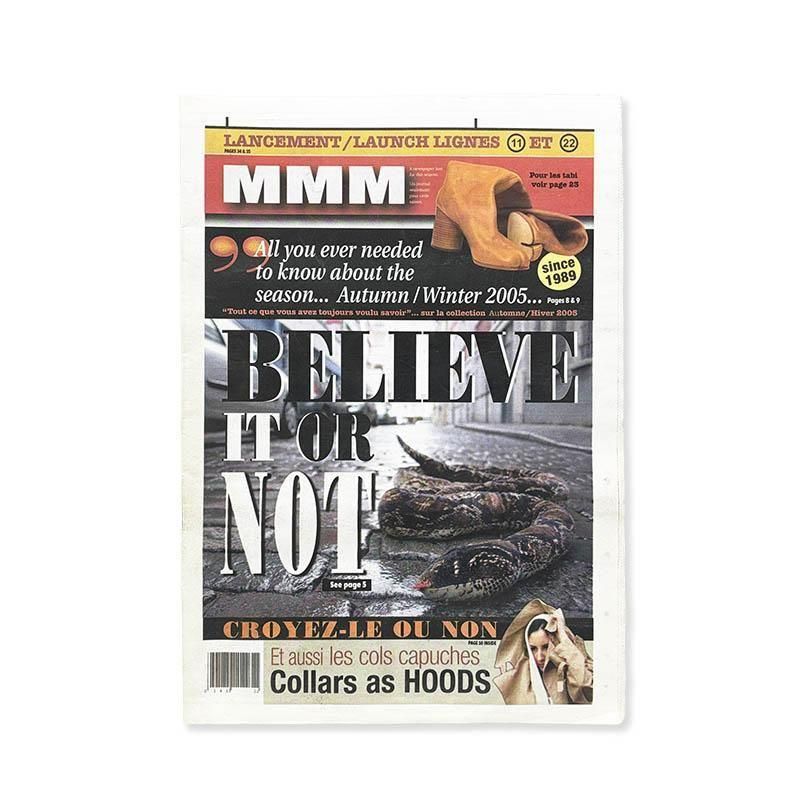 Maison Martin Margiela newspaper: Believe It or Not 2005<br>メゾン・マルタン・マルジェラ