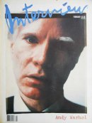 󥿥ӥ塼ޥ 1989ǯ2 Andy Warhol's Interview magazine 1989 February Andy Warhol