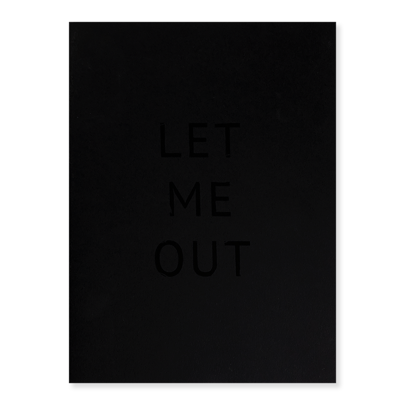 LET ME OUT by Isao Hishinuma *signed