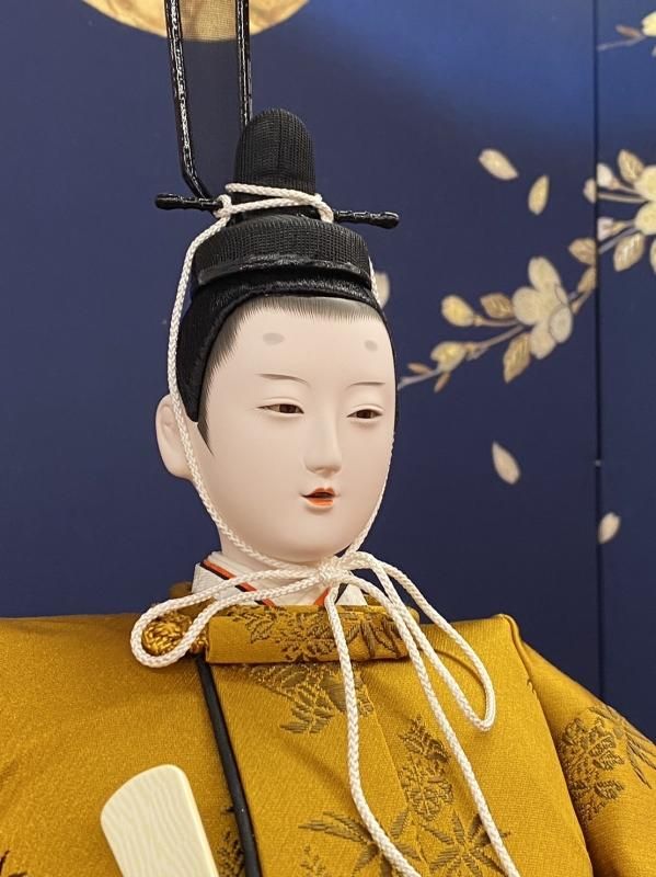 京都、平安光義作 京六番 皇宮雛 立ち雛 平飾りセット - 人形の 京都、平安光義作 京六番 皇宮雛 立ち雛 平飾りセット - 人形の
