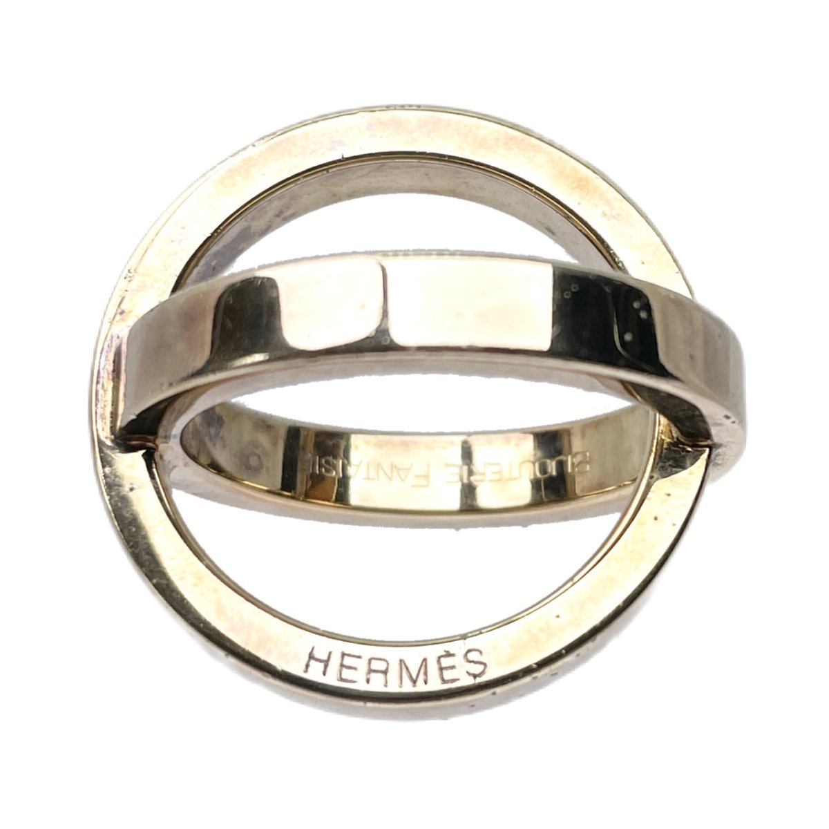 HERMES エルメス ゴールド クロスリング スカーフリング - LAYER VINTAGE