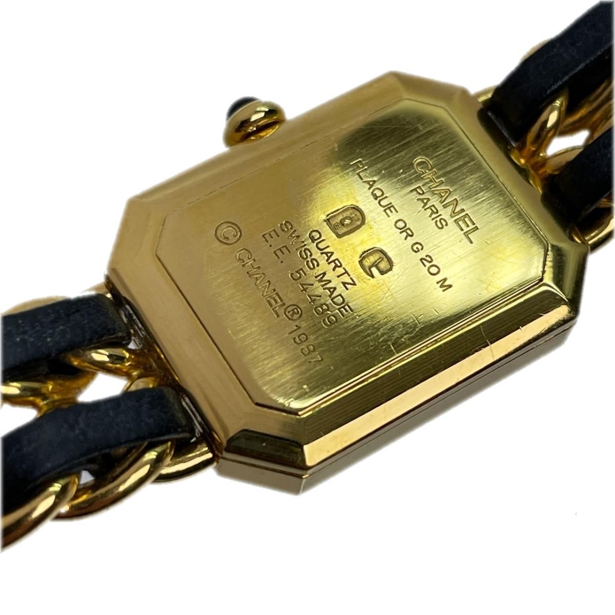 CHANEL シャネル プルミエール 時計 希少 S size ブラック E.E54489