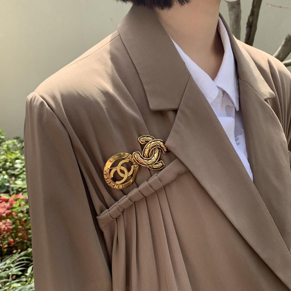 CHANEL ヴィンテージ　ブローチ　ココマーク