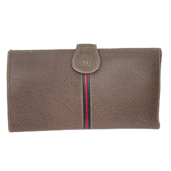 GUCCI オールドグッチ ピグレザー シェリーライン 長財布 / 19052121