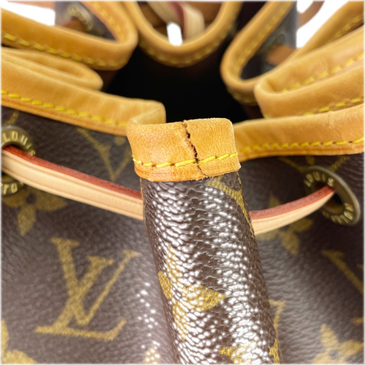 LOUIS VUITTON ルイヴィトン モノグラム ノエ ショルダーバッグ 紐交換