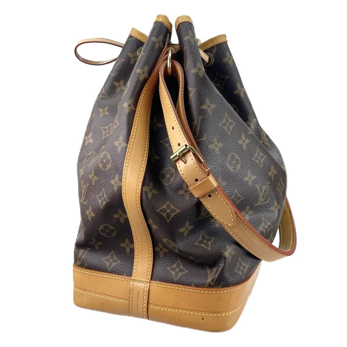 LOUIS VUITTON ルイヴィトン モノグラム ノエ ショルダーバッグ 紐交換 ...