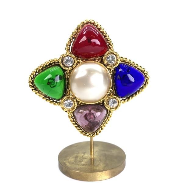 CHANEL ヴィンテージ グリポア ブローチ 1988年 CHANEL Vintage GRIPOIX Brooch 1988 / 22112306  - LAYER VINTAGE