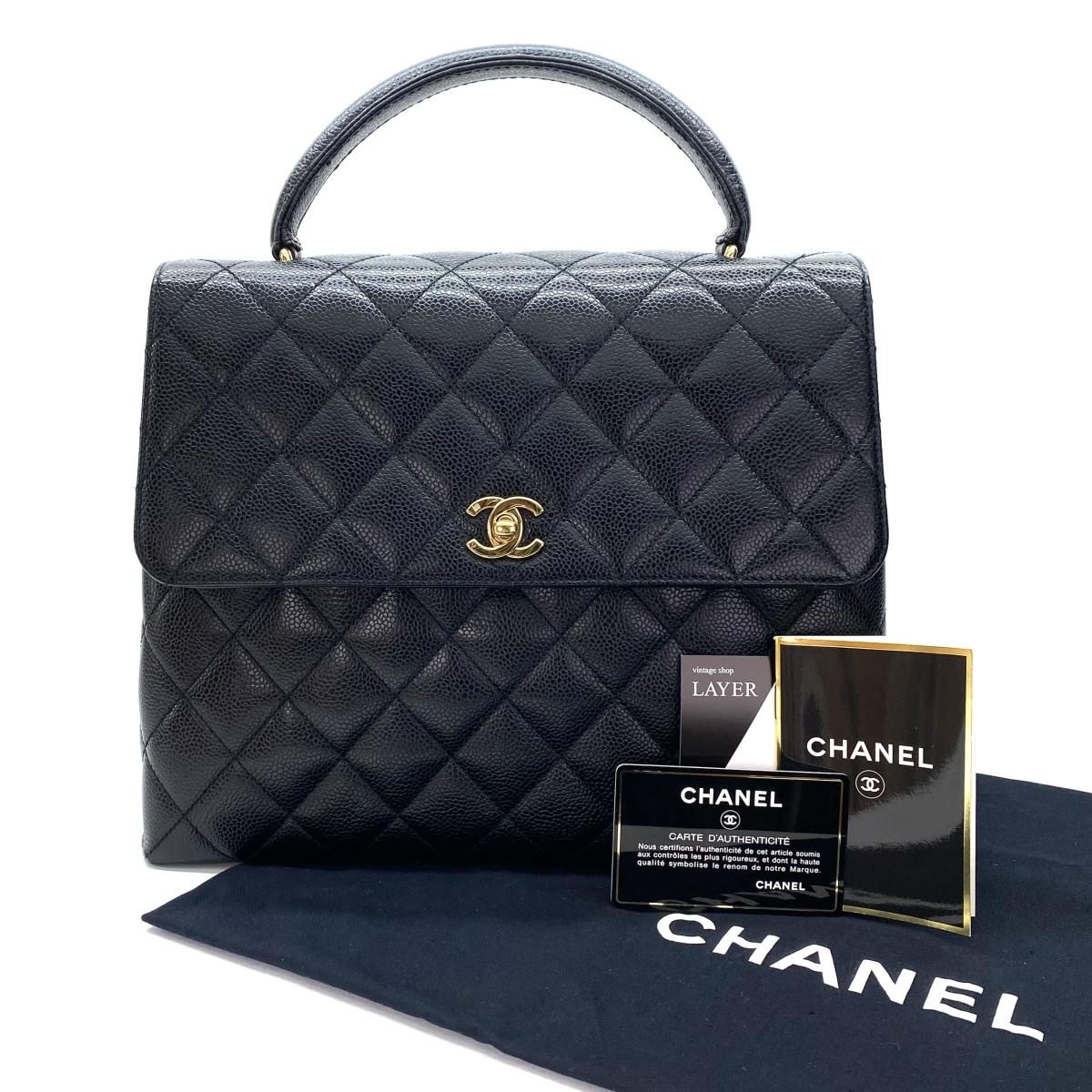 CHANEL シャネル マトラッセ ケリー トップハンドル キャビア CHANEL ...