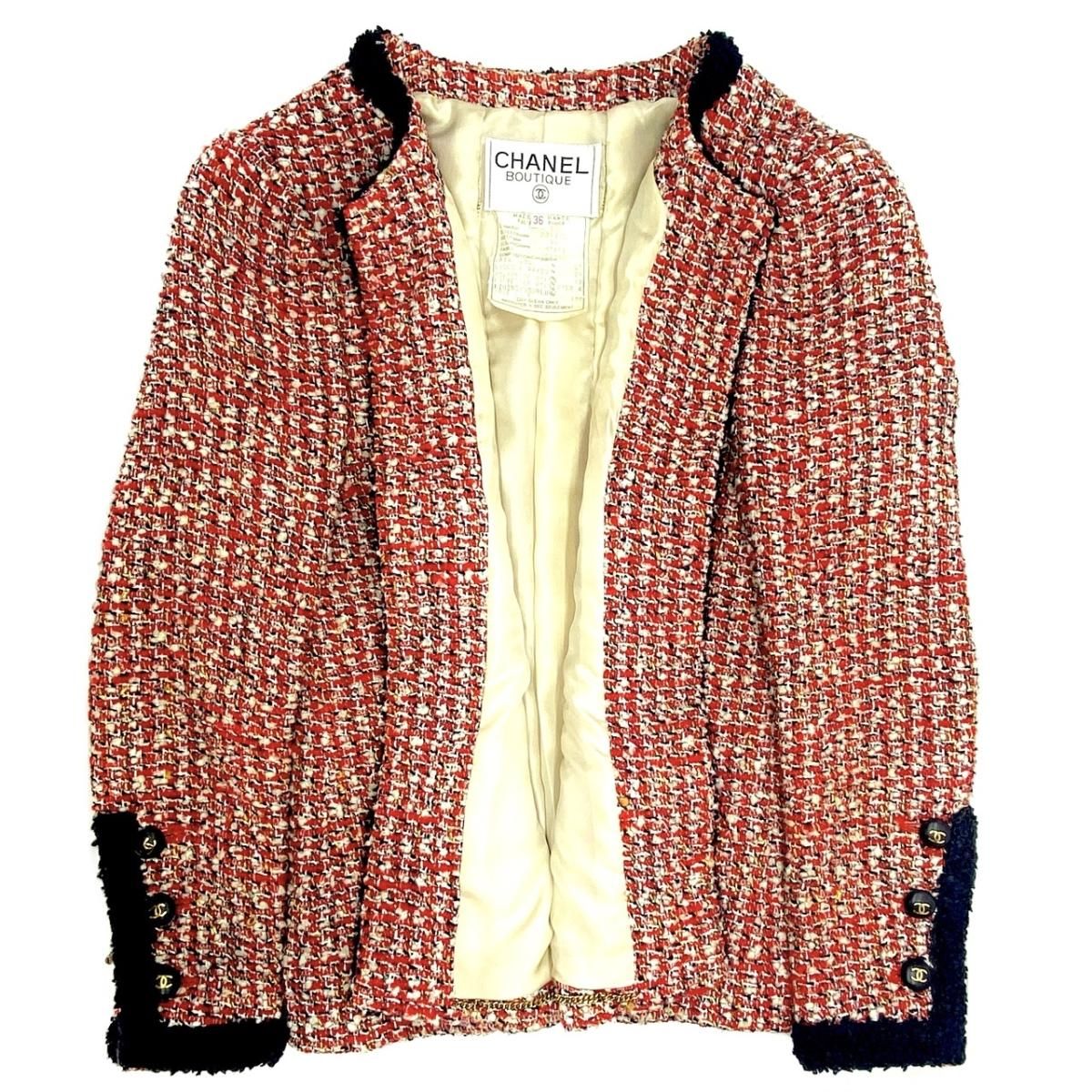 CHANEL シャネル ヴィンテージ ツイード ジャケット1995年製 CHANEL Vintage Tweed Jacket 1995  /21090303 - LAYER VINTAGE