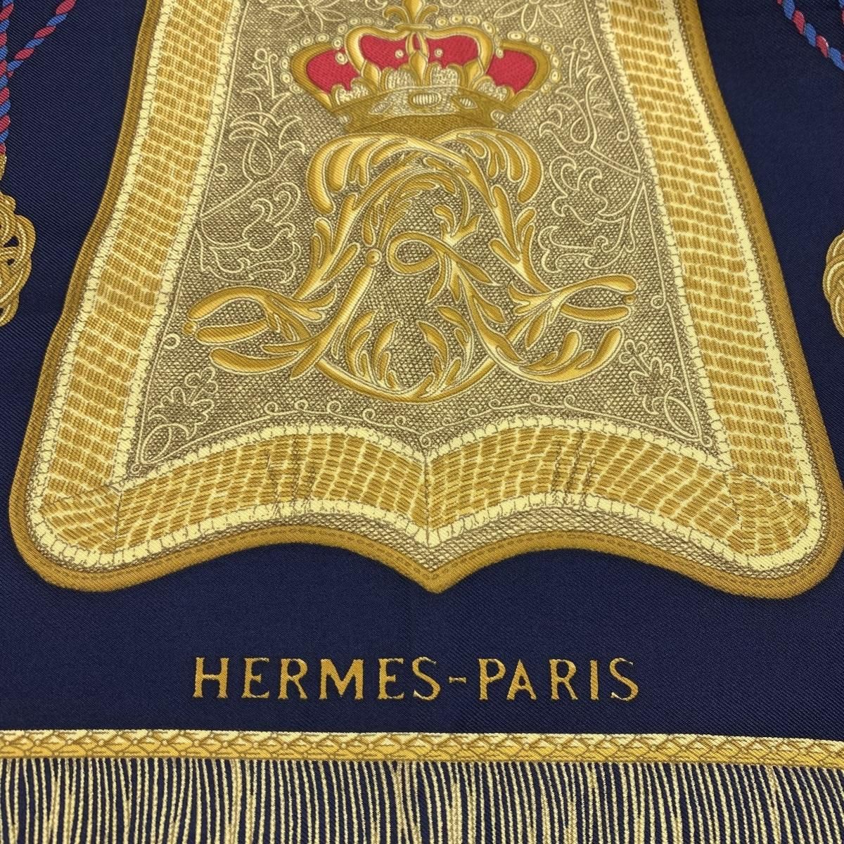 Hermes - 綺麗！HERMES エルメス 大判スカーフ スカーフ サーベル飾り