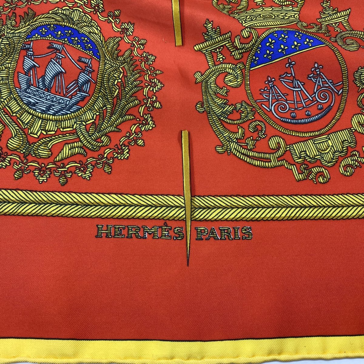 HERMES エルメス カレ 90 パリの紋章 HERMES Carre Silk Scarf 