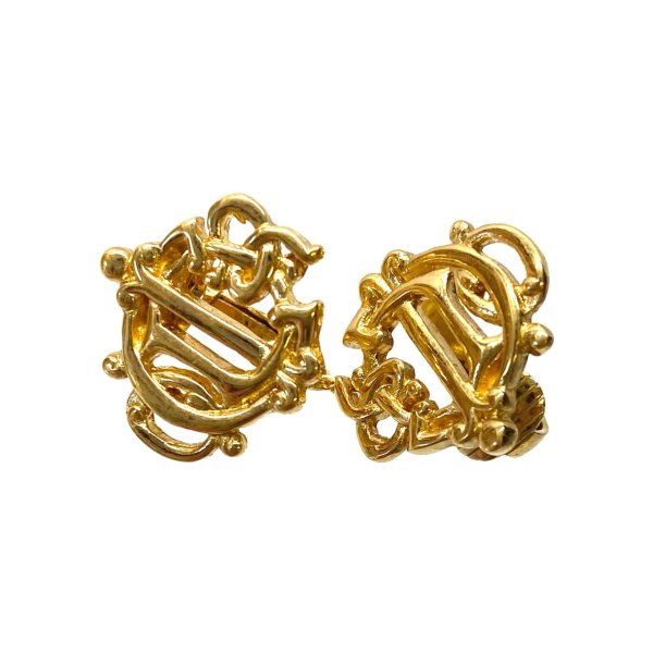 Christian Dior ꥹ ǥ  ֥ 
Christian Dior Earrings Emblem Gold/ 23060909