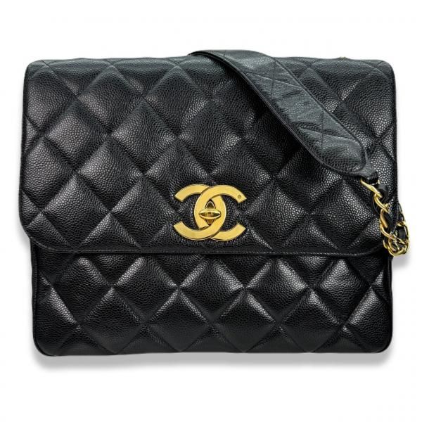 CHANEL ショルダーバッグ ビッグココロック キャビアスキン シール 24050104