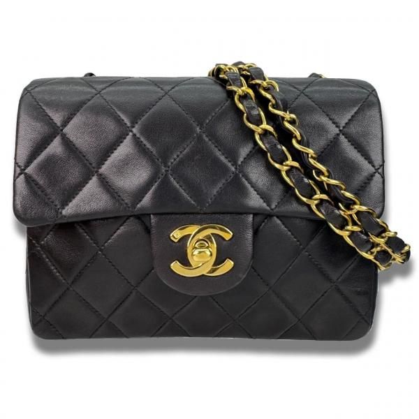 CHANEL ミニマトラッセ シングルチェーン ショルダーバッグ　No3540590 / 25042127