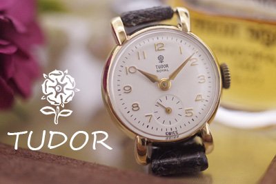 イギリス製Tudor チューダー バラチュー！9金ケース スモールセコンド