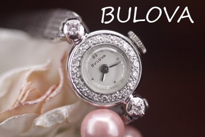 BULOVA 14K アンティークダイヤモンドウォッチ - hondaprokevin.com