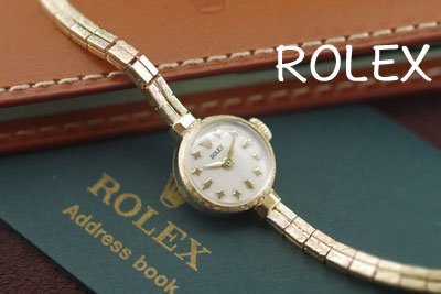 ROLEX 希少モデル！シェルダイヤル ファニースター モノグラム 14金 ...