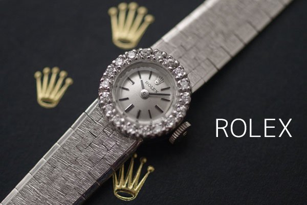 ROLEX ロレックス 14Kゴールド\u0026ダイヤモンド ヴィンテージ腕時計