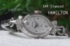 HAMILTON ハミルトン　14金ケース＆ダイヤモンド　アンティーク機械式時計*3467hamilton