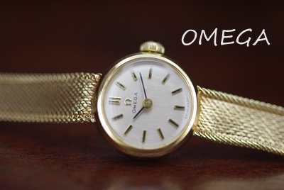 オメガ Omega イギリス製 ９金無垢 アンティークカクテルウォッチ レディース 1525 きよみのアンティーク 自社サイト