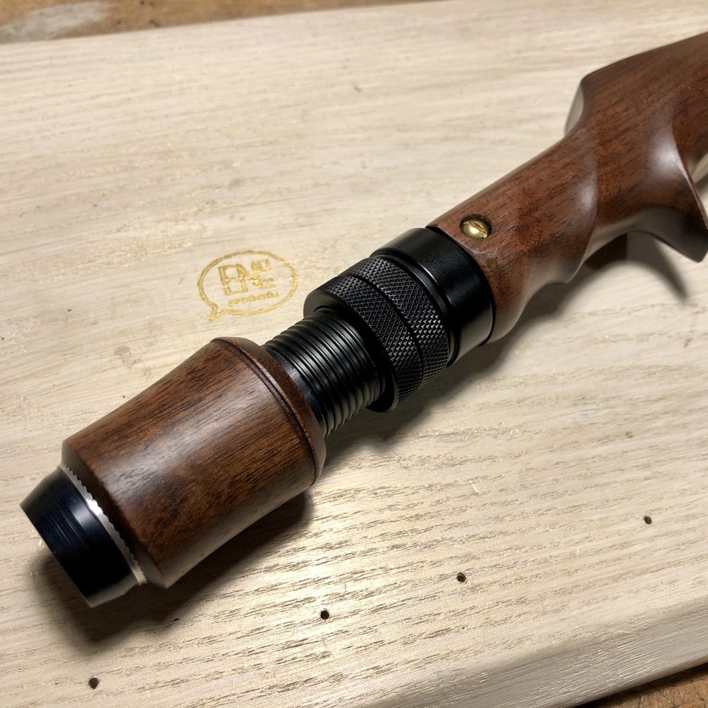 Fish Tail Grip /Wood Trigger Type 1【フィッシュテールグリップ/ウッドトリガータイプ1】 - E-No. Products Web Shop