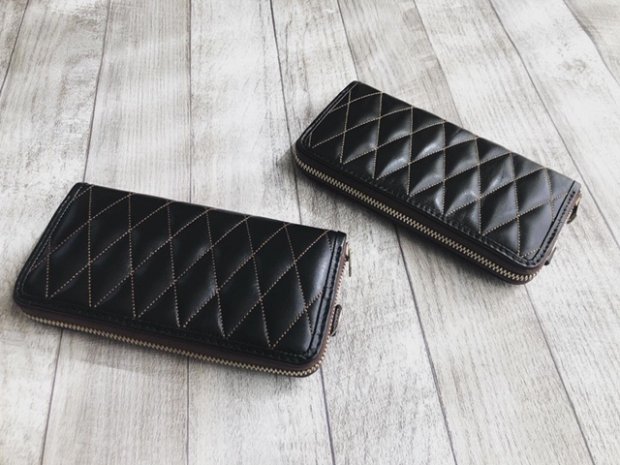 【TOYS McCOY】 LEATHER QUILTED LONG WALLET 
