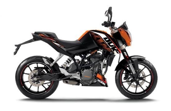 125/200/390 DUKE】 ステッカーキット 「レース」 - IMPALA KTM Husqvarna Webshop