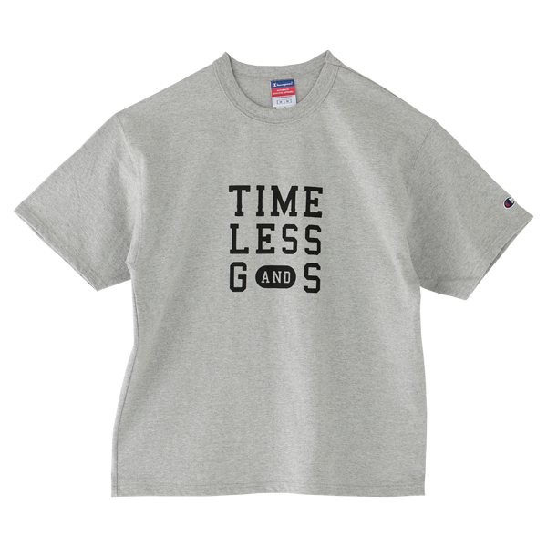 ファッション Tシャツ オリジナルtシャツ ユニセックス グレー 黒字 Timeless Gallery Store