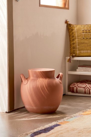Vase Shaped Ceramic Side Table - 【アーバンアウトフィッターズUrban