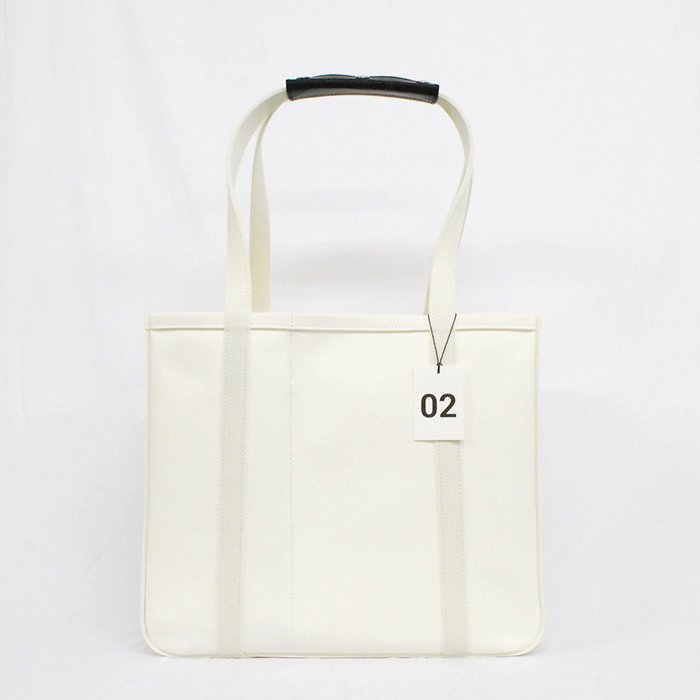 CHACOLI | Frame Collection | TOTE BAG | 02 | WHITE - Stripe-inc