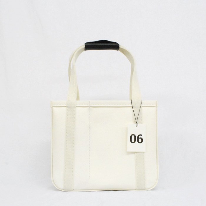 CHACOLI | Frame Collection| TOTE BAG | 06 | WHITE - Stripe-inc