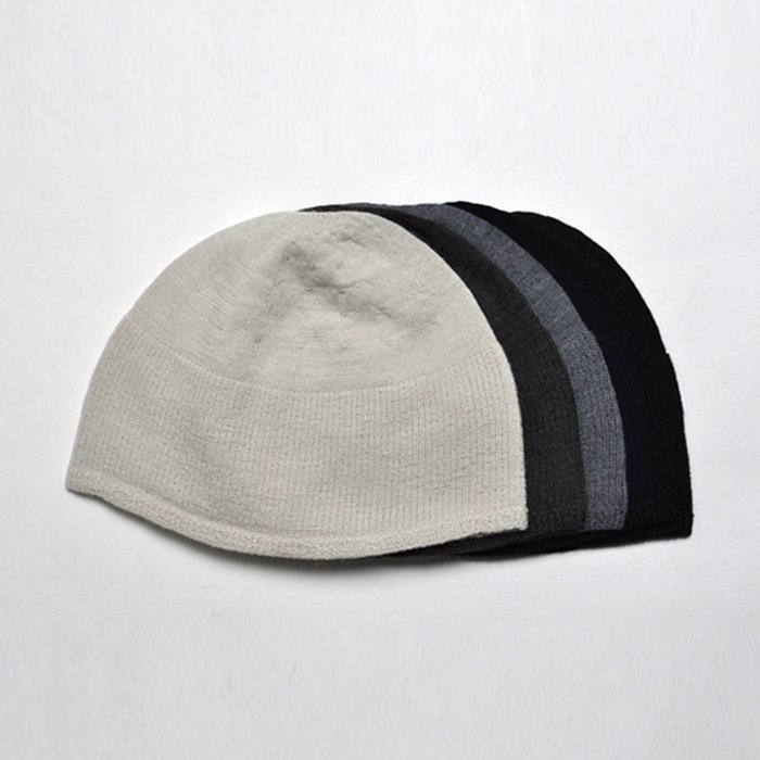 F/style | ホールガーメントのウールニット帽子 | ベージュ