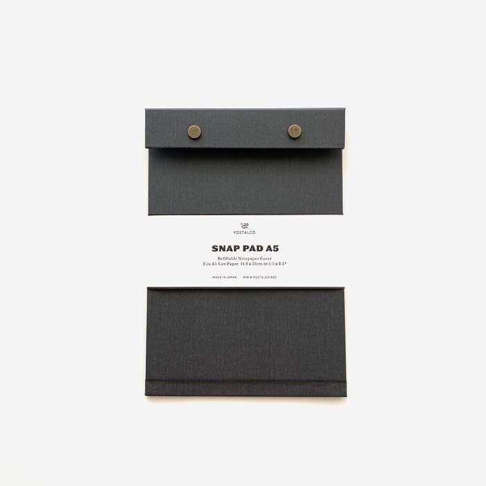 POSTALCO | スナップパッド SQ A5 | Faded Black - Stripe-inc Online Shop