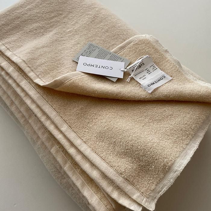 YAECA | CONTEMPO | ブランケット | NATURAL - Stripe-inc YAECA | CONTEMPO | ブランケット | NATURAL - Stripe-inc
