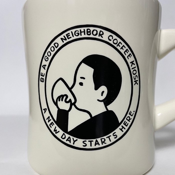 BE A GOOD NEIGHBOR | Diner Mug - Stripe-inc. Online Shop