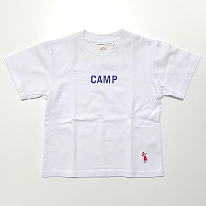 HOLY GARDEN | KIDS ショートスリーブＴシャツ | CAMP - FIRE | WHITE