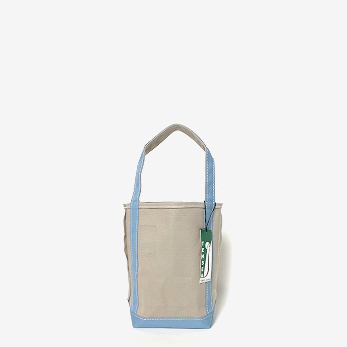 TEMBEA | BAGUETTE TOTE MINI | GREY / CELESTE-BLUE - Stripe-inc. Online Shop