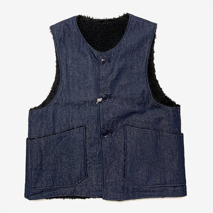 売れ筋がひ！ ENGINEERED GARMENTS OVER VEST デニム ベスト - www