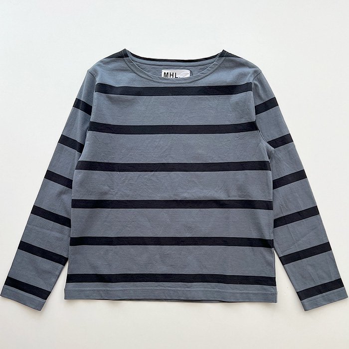 MHL | WOMEN | WIDE STRIPE DRY JERSEY | MID BLUE - Stripe-Online Shop