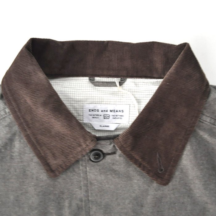 ENDS and MEANS | Hunting Jacket | Gray Brown - Stripe-inc Online Shop